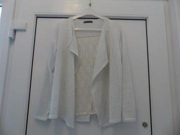 Veste Cassis blanche festive - taille L/XL 