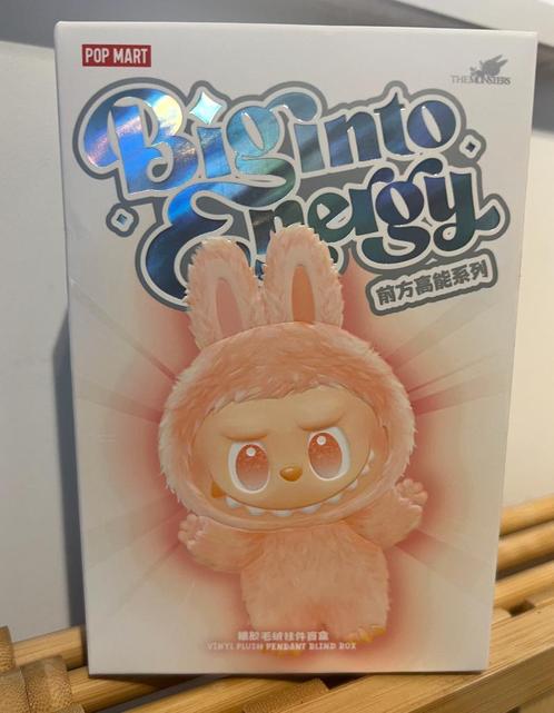 Labubu Big Into Energy – Authentiek Pop Mart, Verzamelen, Poppetjes en Figuurtjes, Nieuw, Verzenden