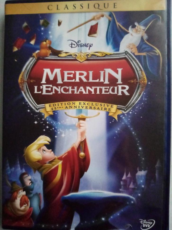 Merlin l'enchanteur / DVD, Cd's en Dvd's, Dvd's | Tekenfilms en Animatie, Zo goed als nieuw, Ophalen of Verzenden