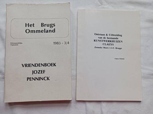 Het Brugs Ommeland : Jozef Penninck & Kunstwerkhuizen Claeys, Livres, Histoire & Politique, Comme neuf, Enlèvement