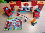 Lego duplo caserne de pompiers 10593, Ophalen of Verzenden, Zo goed als nieuw, Duplo
