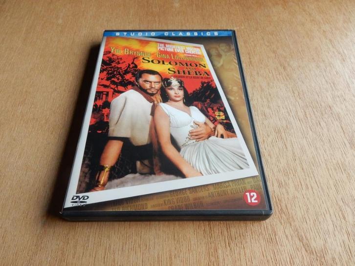 nr.1434	- Dvd: solomon and sheba - klassieker - 1959, Cd's en Dvd's, Dvd's | Klassiekers, Zo goed als nieuw, Drama, 1940 tot 1960