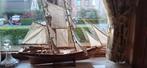 Zeilschip tweemaster. 110cm lang, Hobby en Vrije tijd, Ophalen, Gebruikt