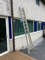 Ladder , Alu, 2 x 10 treden , elk 25cm, Doe-het-zelf en Bouw, Ladders en Trappen, Ophalen, Gebruikt, Ladder, Opvouwbaar of Inschuifbaar