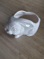 Bloempot (Konijn) in Porcelein.   NIEUW., Jardin & Terrasse, Neuf, Enlèvement ou Envoi, Poterie, Intérieur