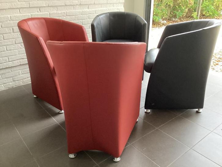 Prachtige Rolf Benz RB7300 stoelfauteuils4 stuks), Huis en Inrichting, Fauteuils, Zo goed als nieuw, Leer, Ophalen