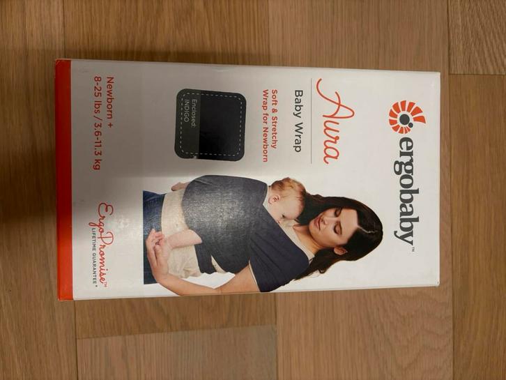 Draagdoek (Ergobaby Aura), Kinderen en Baby's, Babydragers en Draagdoeken, Zo goed als nieuw, Draagdoek, Ophalen of Verzenden