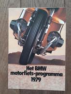 Mooie folder BMW motorfiets-programma 1979, Motoren, Handleidingen en Instructieboekjes, Verzenden, BMW