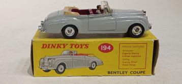 DINKY TOYS UK BENTLEY S,2 COUPE NREF 194 beschikbaar voor biedingen