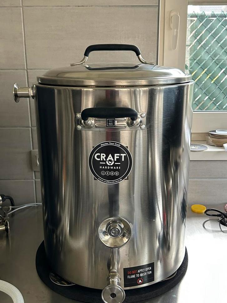 SS Brewtech Infussion Mashtun 38L met accessoires, Hobby en Vrije tijd, Overige Hobby en Vrije tijd, Zo goed als nieuw, Ophalen