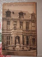 Vintage Postkaart Antwerpen Stadsbibliotheek en Zitbeeld, Verzamelen, Postkaarten | België, Ophalen of Verzenden, Antwerpen