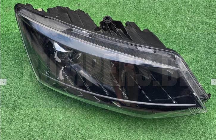 Koplamp SKODA FABIA 3 III 6V1 LENS+ LED FRONT LAMP, Auto-onderdelen, Verlichting, Gebruikt, 6 maanden garantie, Ophalen of Verzenden