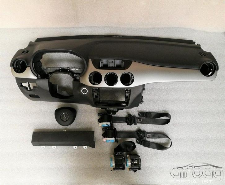 MERCEDES B-KLASSE W246 airbag set dashboard gordel2012- 2018, Auto-onderdelen, Dashboard en Schakelaars, Mercedes-Benz, Gebruikt