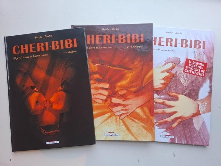 CHERI-BIBI TOMES 1 à 3 SERIE COMPLETE TOUS EO DELCOURT, Boeken, Stripverhalen, Zo goed als nieuw, Complete serie of reeks, Ophalen of Verzenden