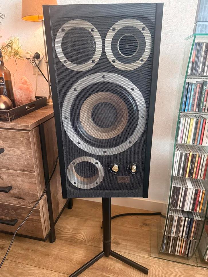 Wharfedale E50 op voet, Audio, Tv en Foto, Luidsprekerboxen, Zo goed als nieuw, Ophalen