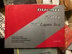 Originele parts list Ducati 750 Laguna Seca Montjuich F1, Motoren, Handleidingen en Instructieboekjes, Ophalen of Verzenden, Ducati