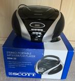 scott stereo portable MP3 - USB - CD player  als NIEUW, Audio, Tv en Foto, Cd-spelers, Overige merken, Zo goed als nieuw, Ophalen