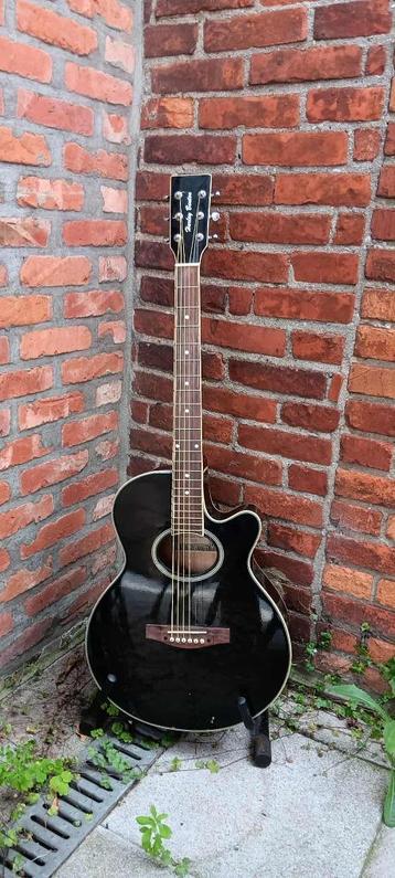 semi akoestische gitaar harley benton  hbx5tbk beschikbaar voor biedingen