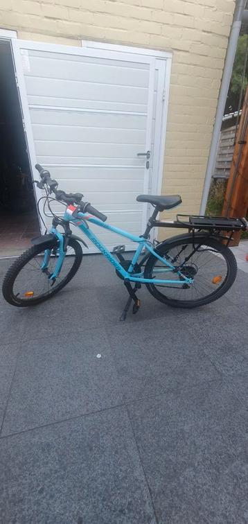 Mountainbike Rockrider 24inch met bagagedrager beschikbaar voor biedingen