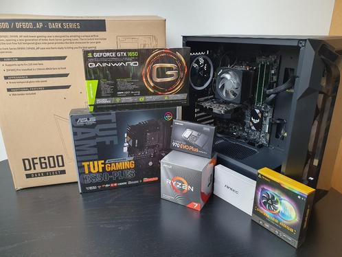Tour Gamer Asus TUF B550 - AMD Ryzen 7 - Antec DF600, Computers en Software, Desktop Pc's, Zo goed als nieuw, 3 tot 4 Ghz, HDD