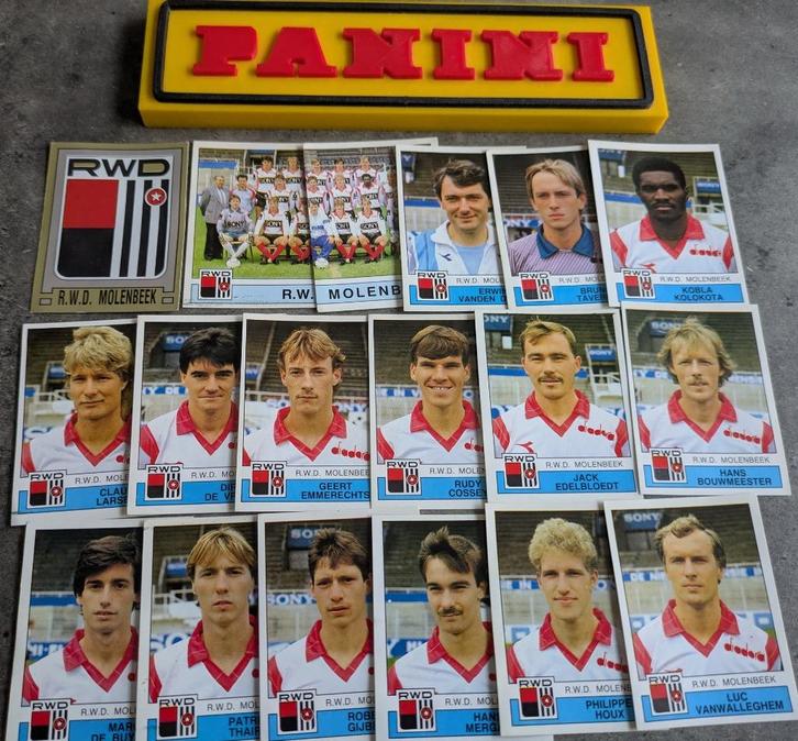 PANINI FOOTBALL 88 RWDM MOLENBEEK 18 AUTOCOLLANTS 1988, Hobby & Loisirs créatifs, Autocollants & Images, Neuf, Envoi