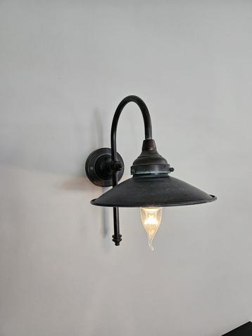Lampe murale couleur rouille, Enlèvement ou Envoi, Utilisé, Autres matériaux, Landelijk