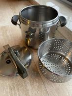 Lagostina snelkookpan 7L, Ophalen of Verzenden, Gebruikt, Kookpan of Snelkookpan, Keramische plaat