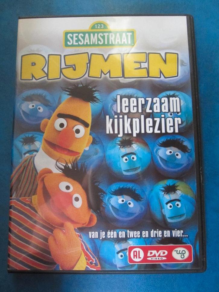 Sesamstraat - Rijmen, Cd's en Dvd's, Dvd's | Kinderen en Jeugd, Zo goed als nieuw, Tv fictie, Educatief, Alle leeftijden, Ophalen of Verzenden