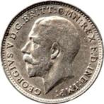 3 pence - George V 1e uitgave 1918 silver munt, Zilver, Ophalen of Verzenden, Losse munt, Overige landen
