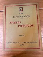 E. Granados — Faux poétiques, Musique & Instruments, Partitions, Enlèvement ou Envoi, Artiste ou Compositeur, Classique, Utilisé