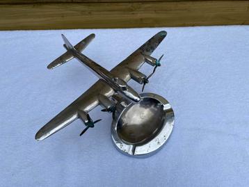 vliegtuig B 17 asbak Flying Fortress USAAF 1943 old ashtray 