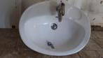 lavabo 60 x 40, Ophalen, Zo goed als nieuw, Inox, Kraan