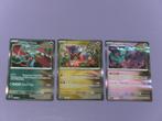 3 Blinkende pokémonkaarten. (ancient), Ophalen of Verzenden, Zo goed als nieuw, Meerdere kaarten