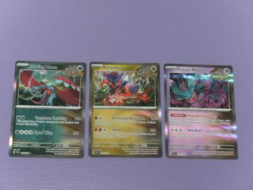 3 Blinkende pokémonkaarten. (ancient) beschikbaar voor biedingen