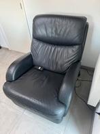 Relax zetel, Huis en Inrichting, Fauteuils, Ophalen, Gebruikt, 100 tot 125 cm, Leer