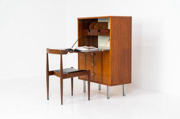 Vintage Palissander bureau van Alfred Hendrickx voor Belform beschikbaar voor biedingen