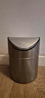 Vuilbakje, Huis en Inrichting, Woonaccessoires | Prullenbakken, Ophalen, Gebruikt, Metaal