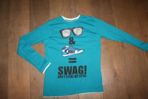 Maat 158 - Coolcat - toffe longsleeve, Kinderen en Baby's, Kinderkleding | Maat 158, Zo goed als nieuw, Jongen, Shirt of Longsleeve