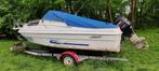 Bateau Moteur Hors Bord, Watersport en Boten, Motorboten en Motorjachten, Benzine, Buitenboordmotor, Polyester, Gebruikt