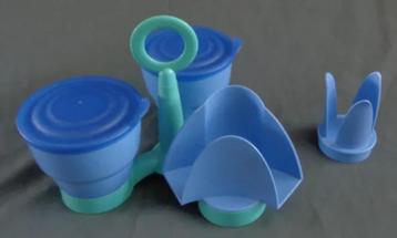 Ensemble de service Tupperware Caddy, carrousel de table, ha, Envoi, Comme neuf