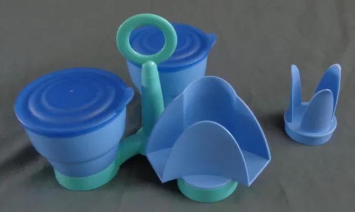 Tupperware Caddy serveerset tafel carrousel H17xO21cm, Huis en Inrichting, Keuken | Tupperware, Zo goed als nieuw, Verzenden