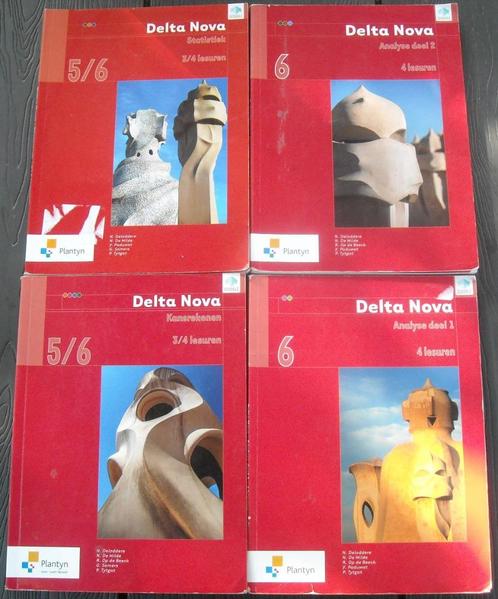 4 Delta nova wiskundeboeken  6 ASO, Boeken, Schoolboeken, Zo goed als nieuw, Wiskunde A, ASO, Ophalen