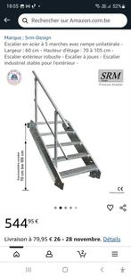 Escalier en caliboti 5 marches avec une rampe pour ce tenir, Enlèvement