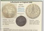 Medaille 50mm + foto's 'Luftschlag um England' 1941—1942, Verzamelen, Verzenden, Luchtmacht, Embleem of Badge