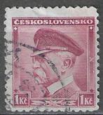 Tsjechoslowakije 1935 - Yvert 302 - President Masaryk  (ST), Verzenden, Gestempeld