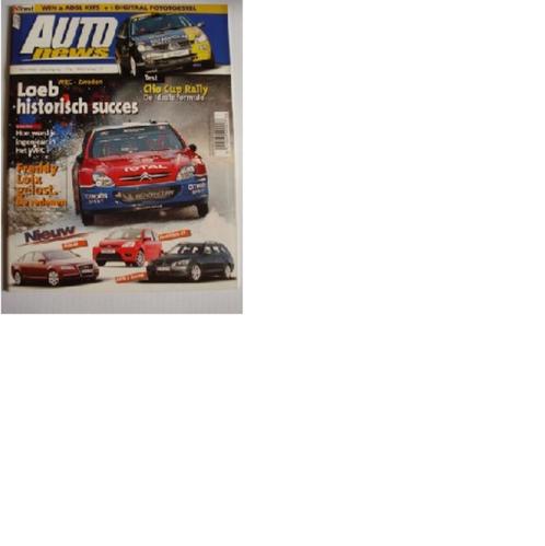 AUTOnews 147 Renault Clio Cup Rally/Loeb/Audi A6/Ford Fiesta, Livres, Autos | Brochures & Magazines, Comme neuf, Général, Envoi