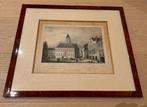 Litho Jan Van Eyckplein / Academie Brugge 1837, Ophalen of Verzenden
