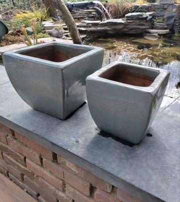 Bloempot, Enlèvement, Comme neuf, Terracotta