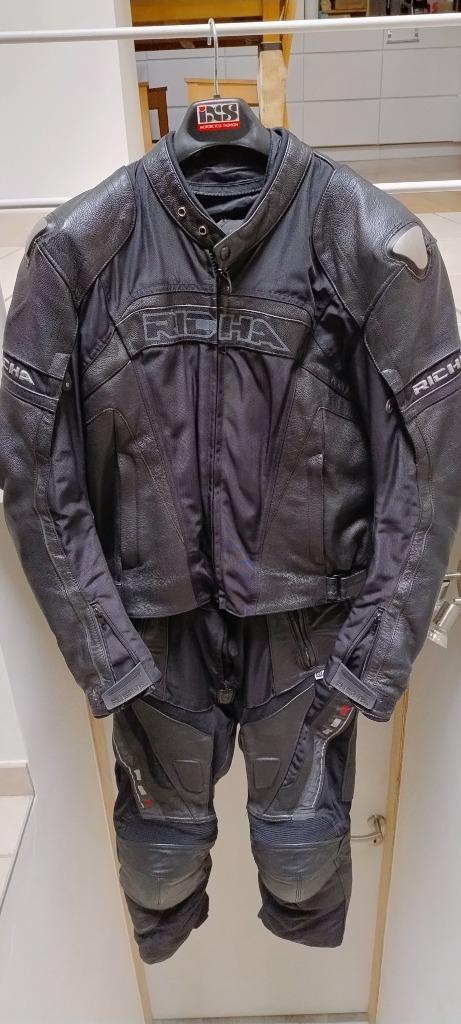 Veste + pantalon RICHA CUIR Home Taille 56, Motoren, Kleding | Motorkleding, Broek | leer, Tweedehands, Ophalen of Verzenden
