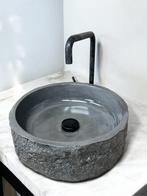 Lavabo stone design, Ophalen of Verzenden, Zo goed als nieuw, Wit